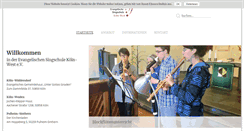Desktop Screenshot of ev-singschule.de