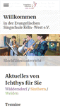 Mobile Screenshot of ev-singschule.de